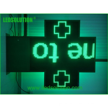 P20 Single Green LED Cross Sign